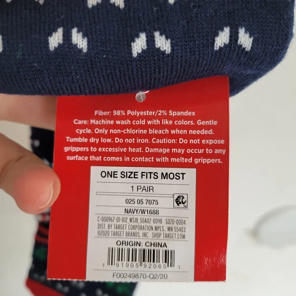 NEW Wondershop Christmas Holiday Puppy Dog Long Crew Socks One Size Fits All
